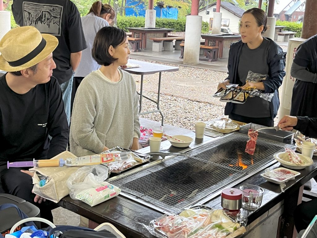 おにぎりやパスタなど非常食の試食